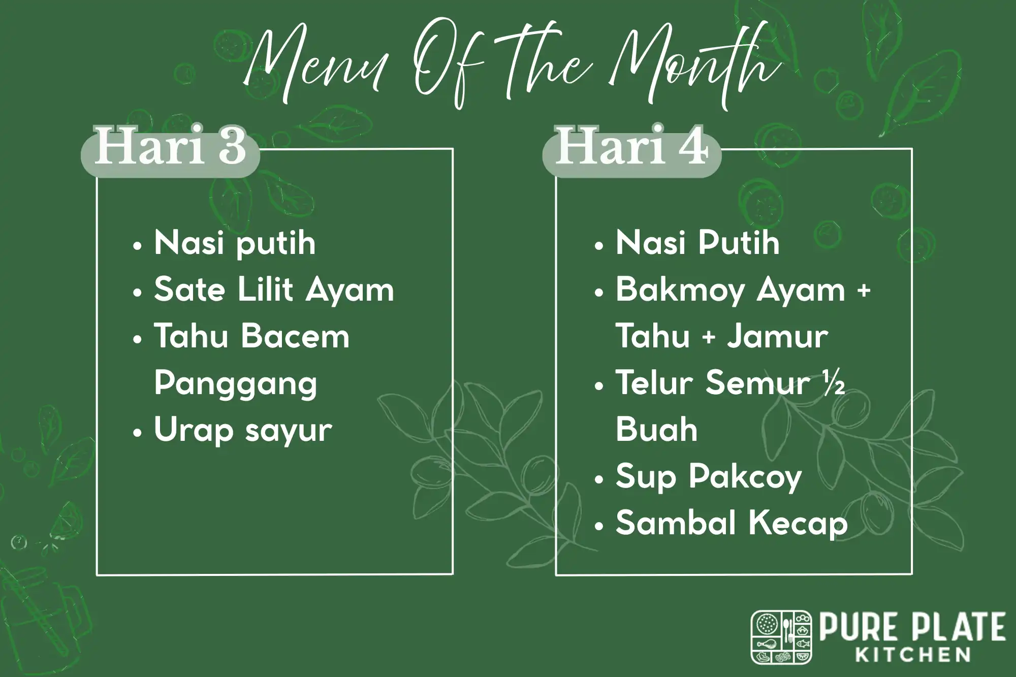 Menu 31 Hari 3-4
