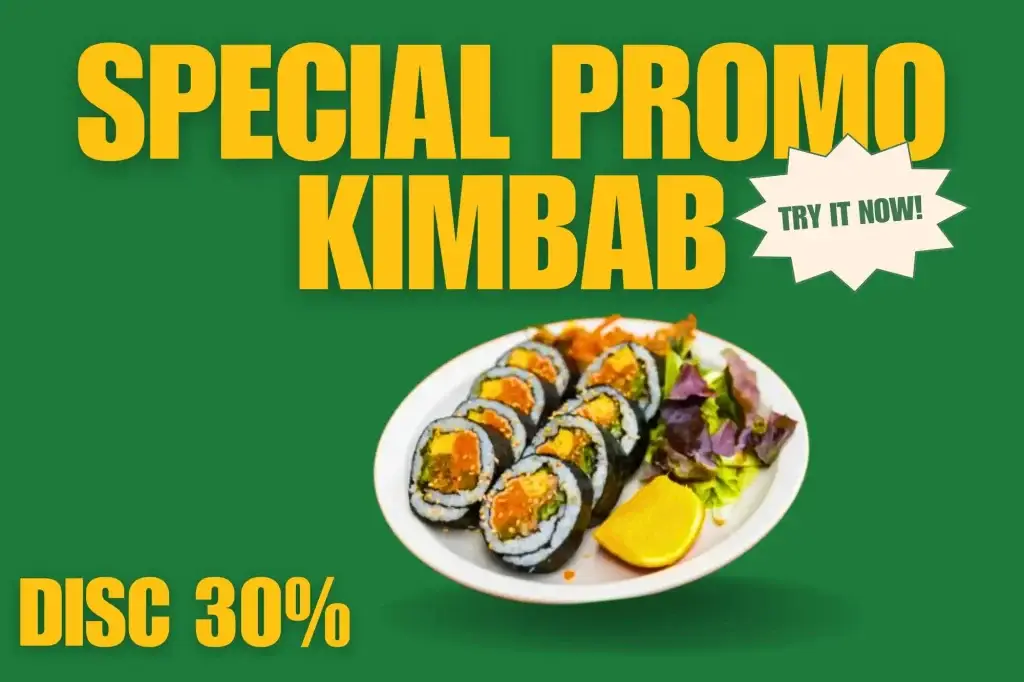 Special Promo Kimbab – Diskon 30%!