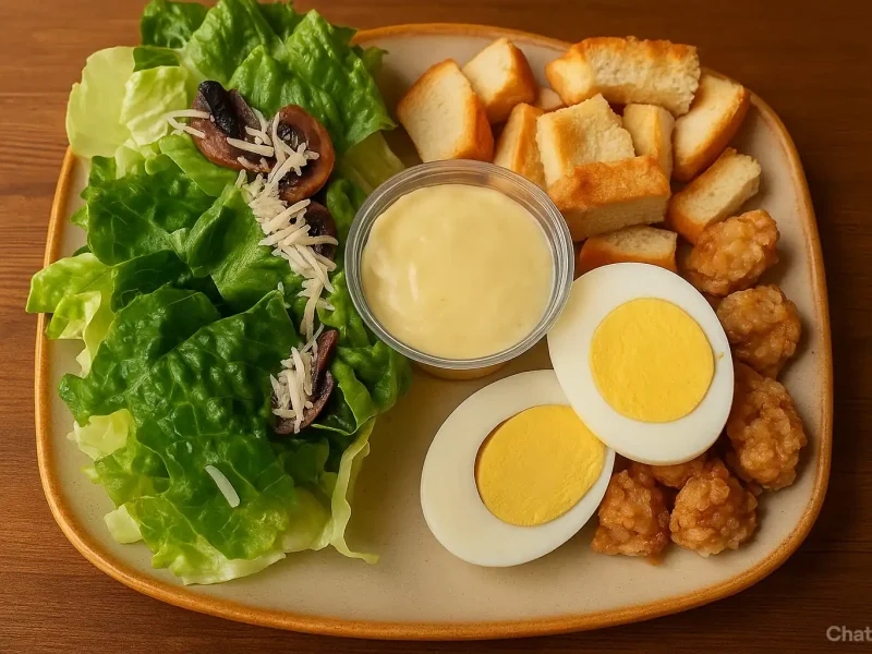 Homemade Caesar Salad