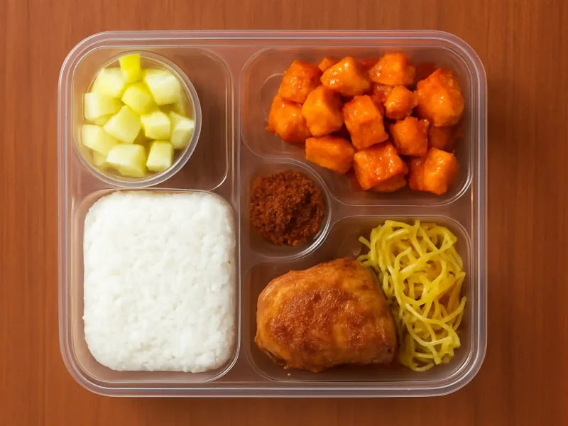 Nasi Uduk Ayam Goreng Laos